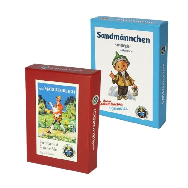 Kartenspiel Set Sandmännchen (Lizenz rbb) + Mein Märchenreich