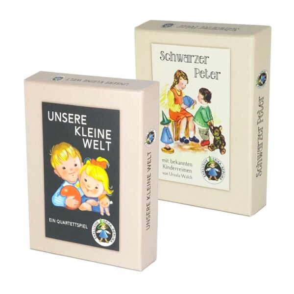 Kartenspiel Set Schwarzer Peter + unsere kleine Welt