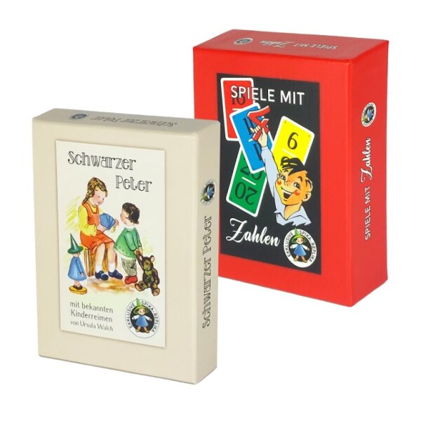 Kartenspiel Set Spiele mit Zahlen + Schwarzer Peter